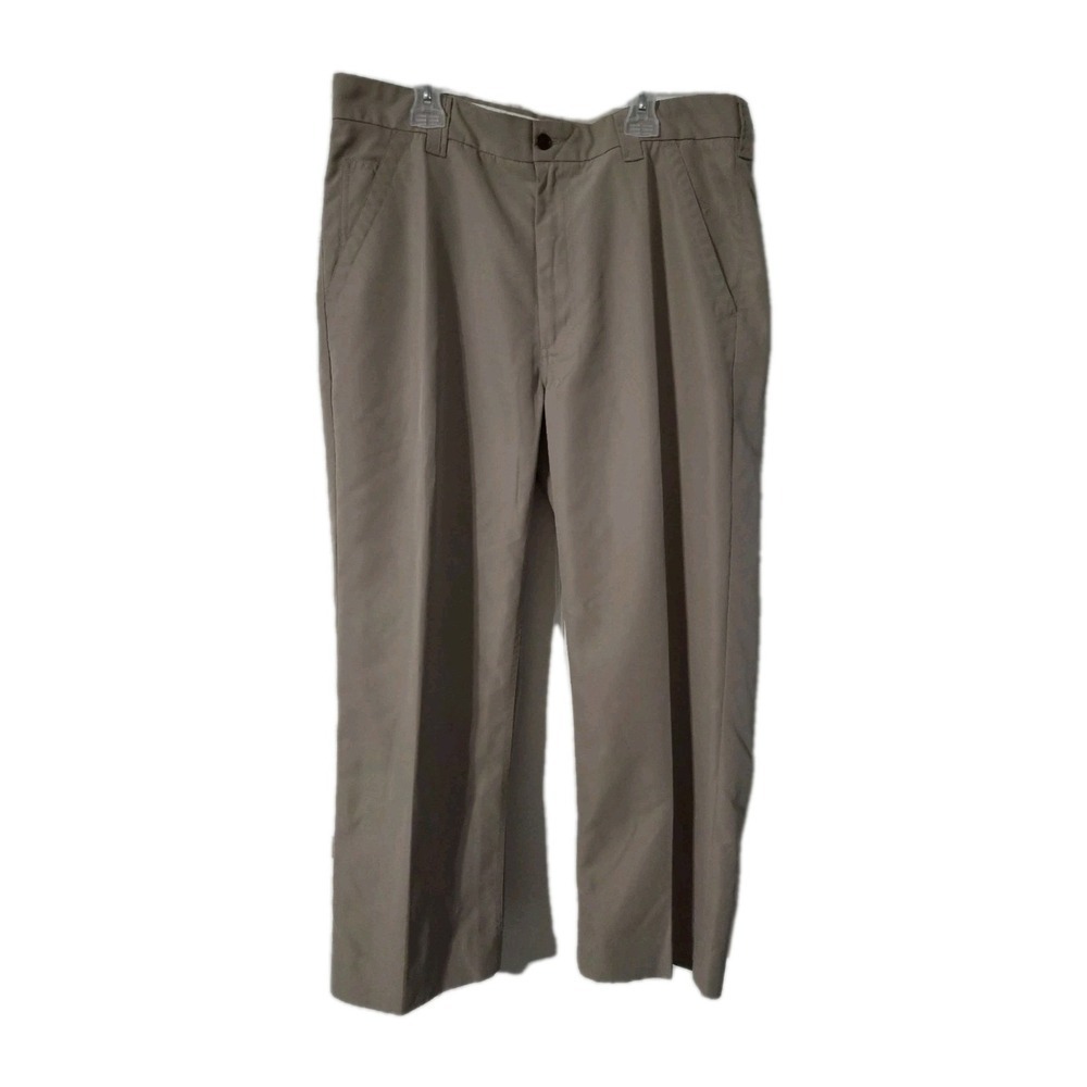 Orvis Pants Mens Size 34 Tan High Rise Straight Leg Casual Career Preppy Class